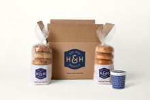 Load image into Gallery viewer, One Dozen Bagels with Cream Cheese