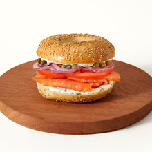 Load image into Gallery viewer, Bagels, Cream Cheese & Nova Scotia Salmon - One Dozen